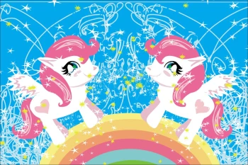  Fototapeta kucyki 2816