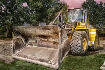  Fototapeta ładowarka budowlana 2055