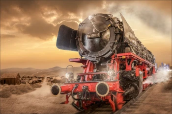  Fototapeta lokomotywa 3375