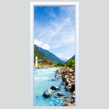  Fototapeta na drzwi góry 080p