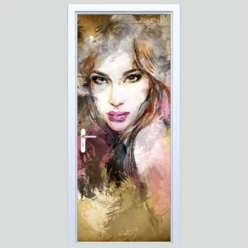 Fototapeta na drzwi kobieta 156p