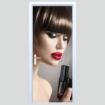  Fototapeta na drzwi kobieta 158p