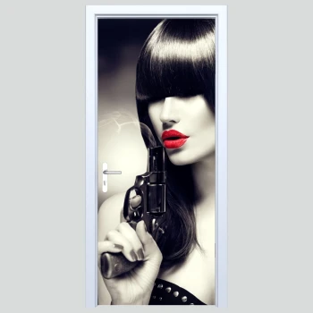  Fototapeta na drzwi kobieta 159p