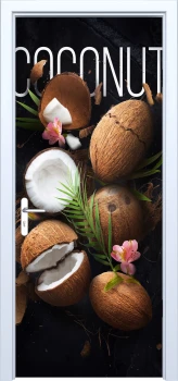 Fototapeta na drzwi kokosy 906