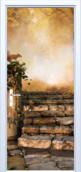  Fototapeta na drzwi las 825