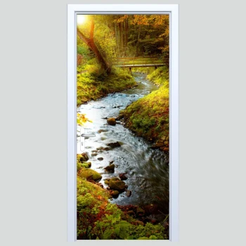  Fototapeta na drzwi las 099p