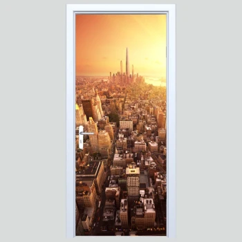  Fototapeta na drzwi miasto 054p