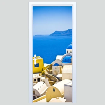  Fototapeta na drzwi miasteczko 073p