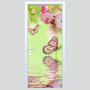  Fototapety na drzwi motyle 210s