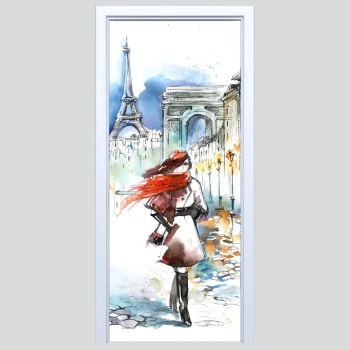  Fototapeta na drzwi Paryż 490a
