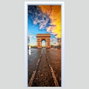  Fototapeta na drzwi Paryż 493a