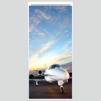  Fototapeta na drzwi samolot 068p