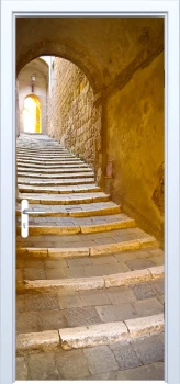  Fototapeta na drzwi schody 828