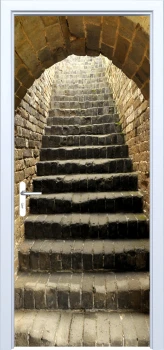  Fototapeta na drzwi schody 831