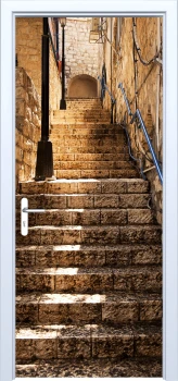  Fototapeta na drzwi schody 834
