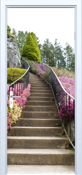  Fototapeta na drzwi schody 837