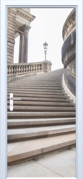  Fototapeta na drzwi schody 838