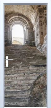  Fototapeta na drzwi schody 846