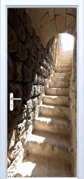  Fototapeta na drzwi schody 847