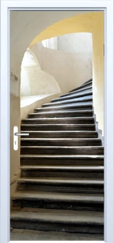  Fototapeta na drzwi schody 848