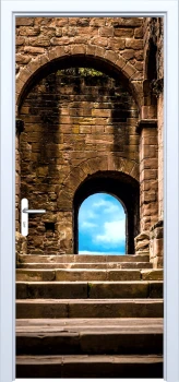  Fototapeta na drzwi schody 853