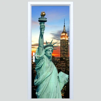 Fototapeta na drzwi Statua Wolności 037p
