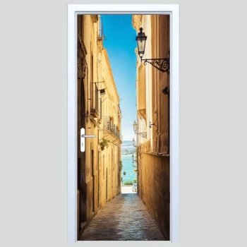  Fototapeta na drzwi uliczka 001p