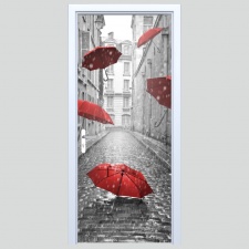 Fototapeta na drzwi uliczka 002p