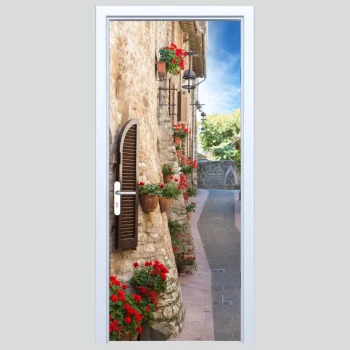  Fototapeta na drzwi ulica 012p