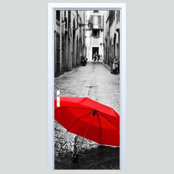  Fototapeta na drzwi ulica 027p