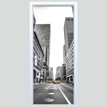  Fototapeta na drzwi ulica 037pp