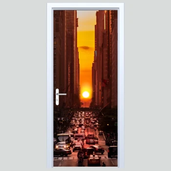  Fototapeta na drzwi ulica 039pp