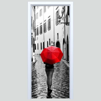  Fototapeta na drzwi uliczka 480a