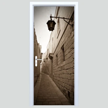  Fototapeta na drzwi uliczka 517a