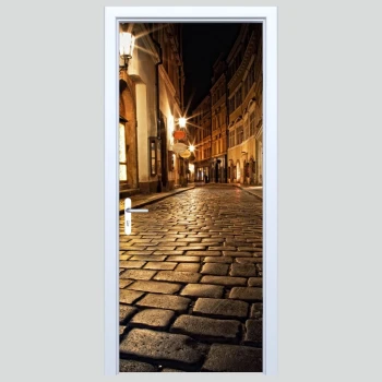  Fototapeta na drzwi ulica 518a