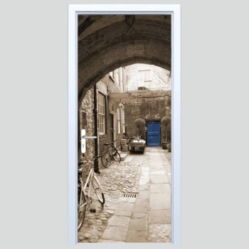  Fototapeta na drzwi uliczka 524a