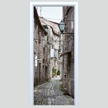  Fototapeta na drzwi uliczka 525a