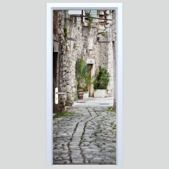  Fototapeta na drzwi uliczka 527a