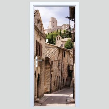  Fototapeta na drzwi uliczka 536a