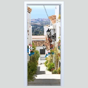  Fototapeta na drzwi uliczka 537a