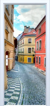  Fototapeta na drzwi uliczka 861