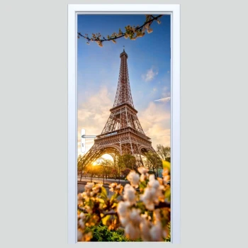  Fototapeta na drzwi Wieża Eiffla 023p