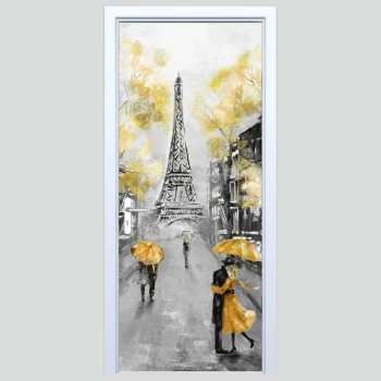  Fototapeta na drzwi Wieża Eiffla 487a