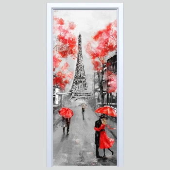  Fototapeta na drzwi Wieża Eiffla 488a