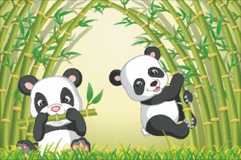  Fototapeta dla dzieci pandy 4356