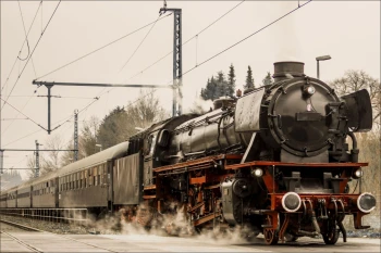  Fototapeta parowóz 3372