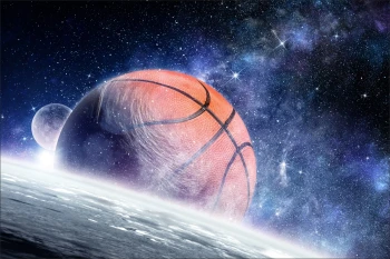  Fototapeta piłka do kosza 2665