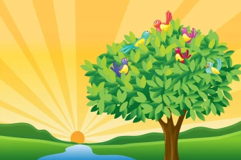  Fototapeta ptaszki 3638