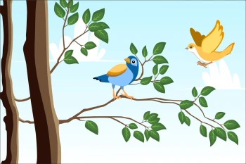  Fototapeta ptaszki 4132