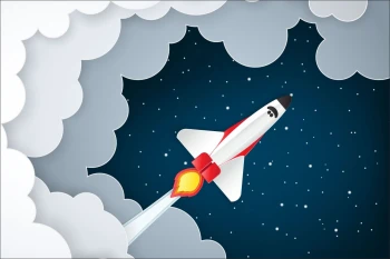  Fototapeta rakieta 3545